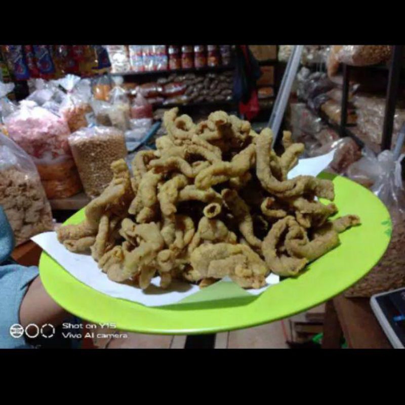 

Keripik usus ayam crispy 500g