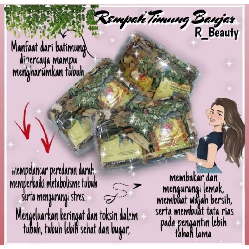 REMPAH TIMUNGAN Tradisional khas kalimantan selatan. spa, sauna, timung khas banjar