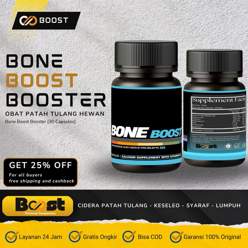 BONE BOOST BOOSTER - Obat Patah Tulang Ayam (Obat ayam pincang - lumpuh - gangguan syaraf) Obat ayam