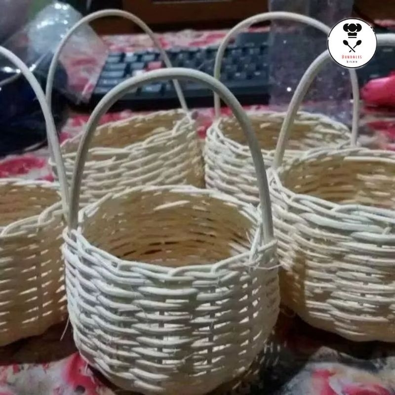 

Keranjang Rotan Parcel Hampers Souvenir Hadiah Mini Serbaguna