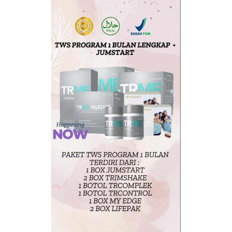 TWS PROGRAM DIET 1 BULAN + JU MS TART