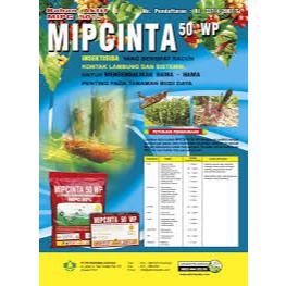 Mipcinta 50WP 500 GRAM (1/2.kg) Insektisida Sangat efektif untuk membasmi hama: belalang, wereng cok
