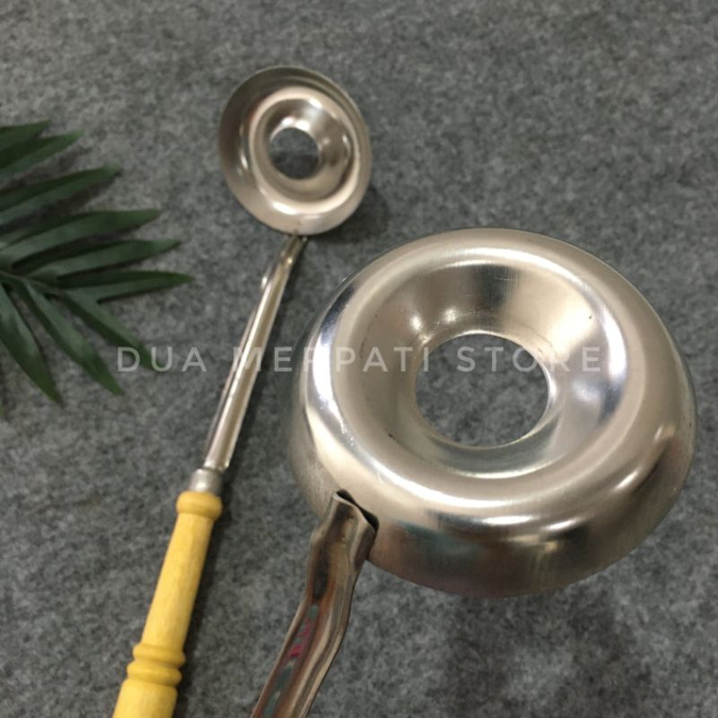 Cetakan Donat Kayu + Pembolong/Cetakan Donat Cair Anti Lengket/Irus Donat Stainless Steel/Irus Donat