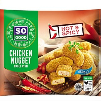 

SO GOOD CHICKEN NUGGET HOT&SPICY 400 GR