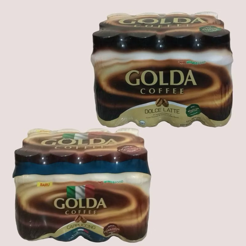 

[ Max 2pack Harga 40rb Baca Deskripsi Sebelum CO ]Golda Coffee 200ml x 12pcs