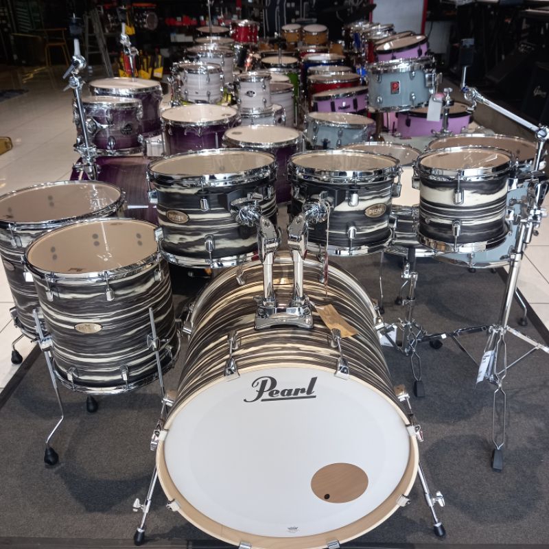 Pearl Decade Maple DMPA 927SP/C (Black Satin Maple) drum akustik