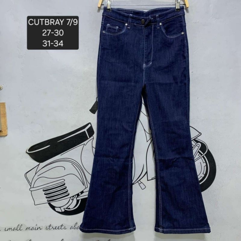 Celana Cutbray 7/9 Garment Wanita 919 Jeans