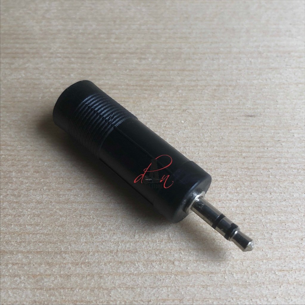 Jack converter Stereo Plastik 6.5mm to 3.5mm (TOA-Mini Stereo atau TOA-Mini Stereo)