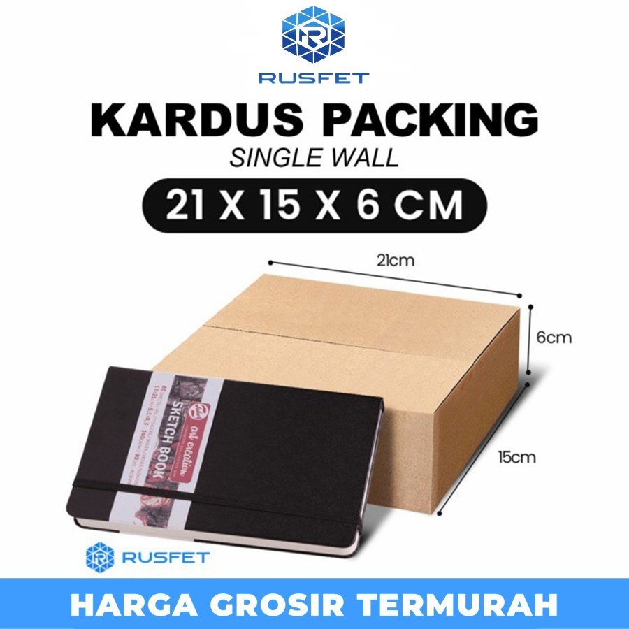 

KARDUS PACKING KARTON BOX 21x15x6cm Dus Kotak Packaging Polos tebal