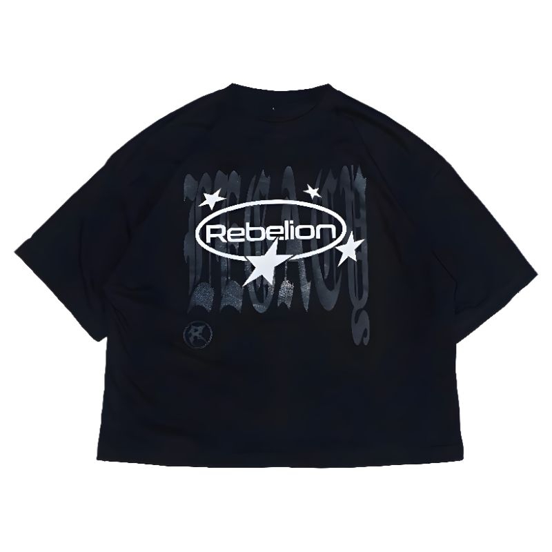 RLGC Boxy Medalion Black Tshirt / Ts Hitam Grunge / Kaos Hardcore