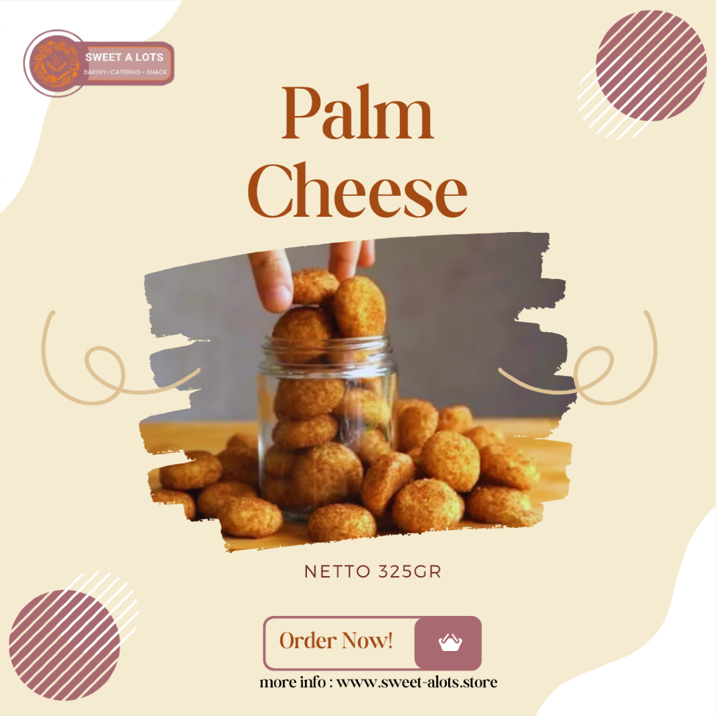 

Kue Kering - Palm Cheese Buttery 325gr | Sweet a Lots