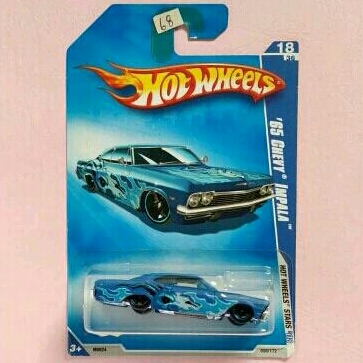 Hot Wheels 65 Chevy Impala (biru)