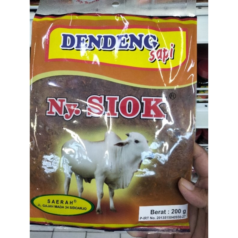 

Dendeng sapi ny siok