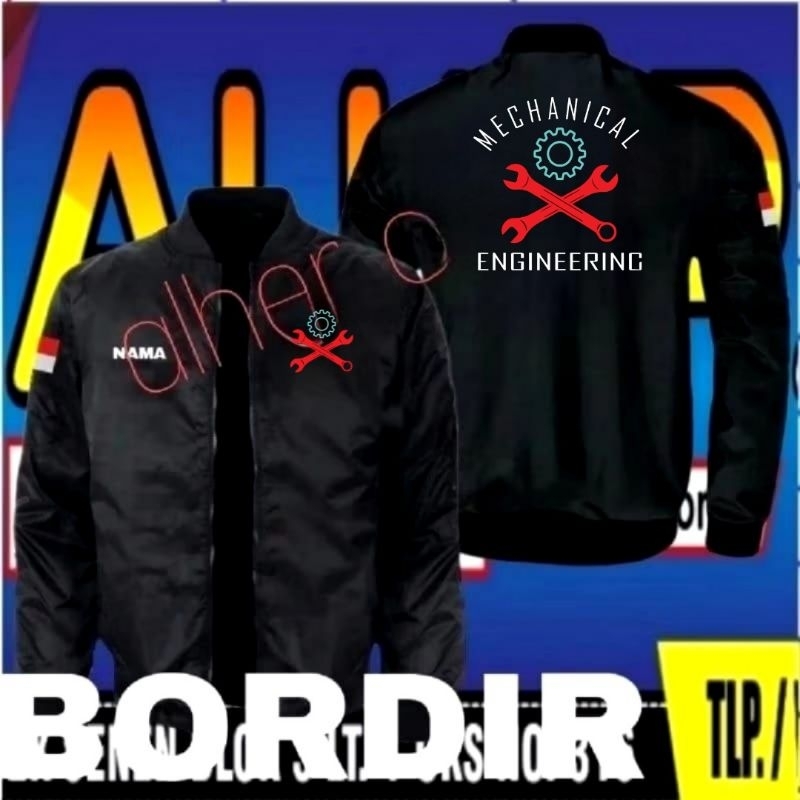 jaket bordir mechanical engineering jaket mechanical engineering jaket bomber mechanical engineering