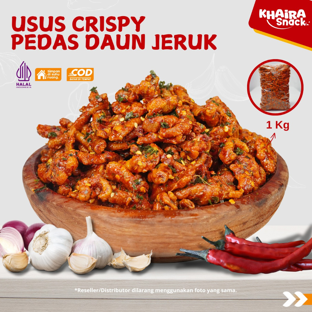 

Usus Crispy Khaira Snack / 1kg