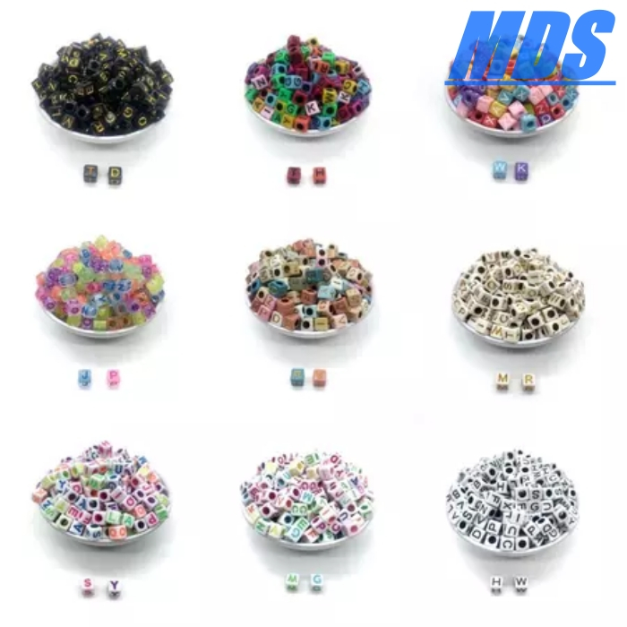 450gram Mote Manik Huruf 6x6 Kotak Persegi