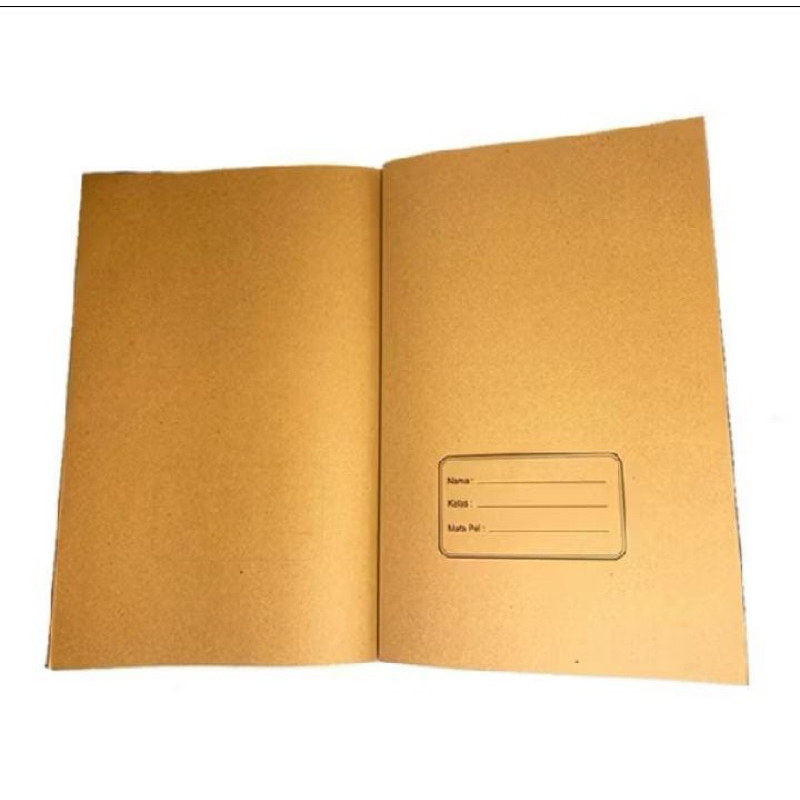 

SAMPUL BUKU TULIS COKLAT / KUARTO NAMA / CAMPUS NAMA / SEKOLAH