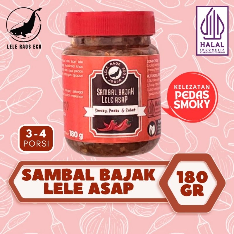 

Lele Raos Eco - SAMBAL BAJAK LELE ASAP 180 GRAM II SAMBAL RUMAHAN II 100% HALAL II LEVEL 3