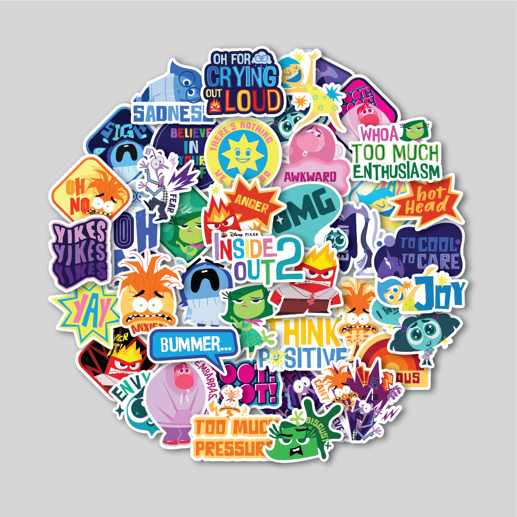 

STICKER PACK INSIDE OUT 2 | STICKER TUMBLER | STIKER LAPTOP KOPER HELM