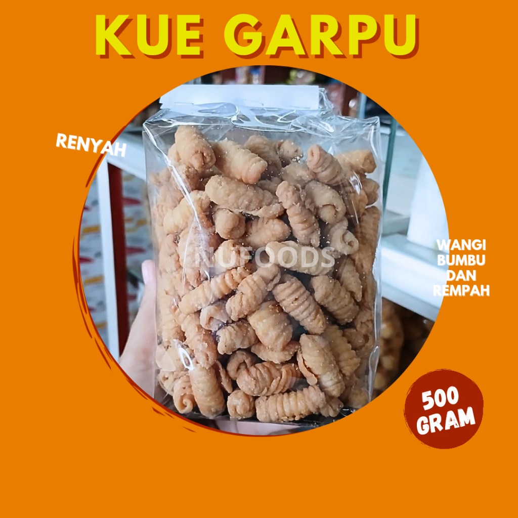

Kue Garpu Kemasan 500gram / KUE BAWANG GURIH RENYAH