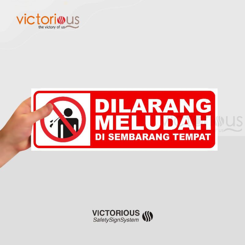

Sticker Dilarang Meludah Di Sembarang Tempat