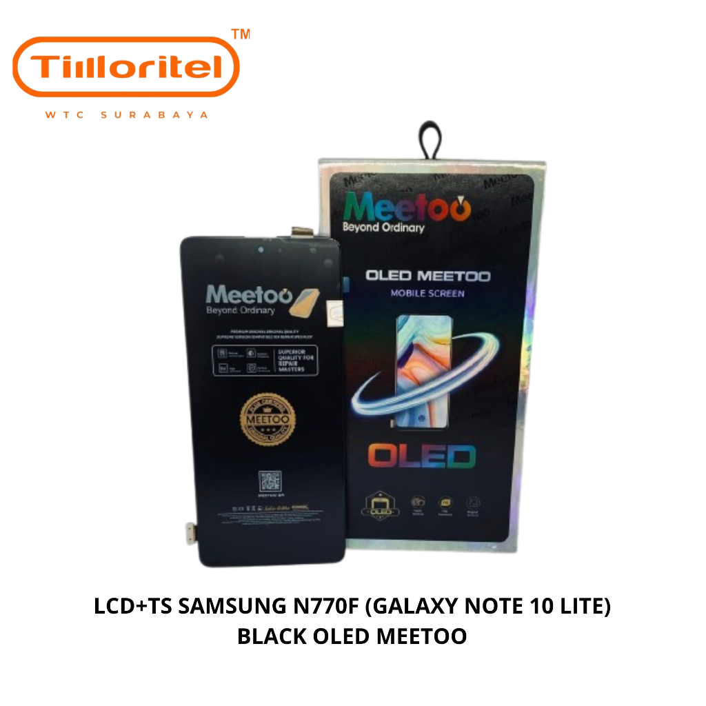 LCD+TS SAM N770F (GALAXY NOTE 10 LITE) BLACK OLED