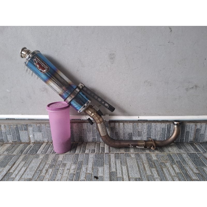 Knalpot R9 Mugello Mio Sporty Mio Smile Original