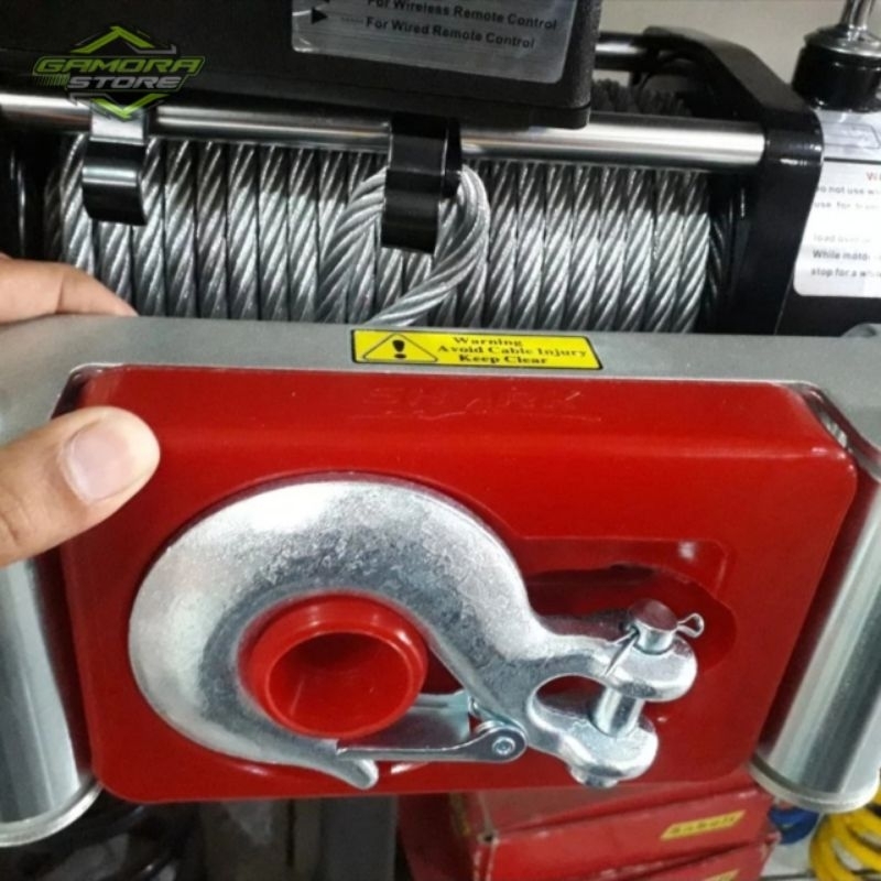 Isolator Winch merek Shark Hook Winch Stoper Karet Penahan Peredam Pembatas