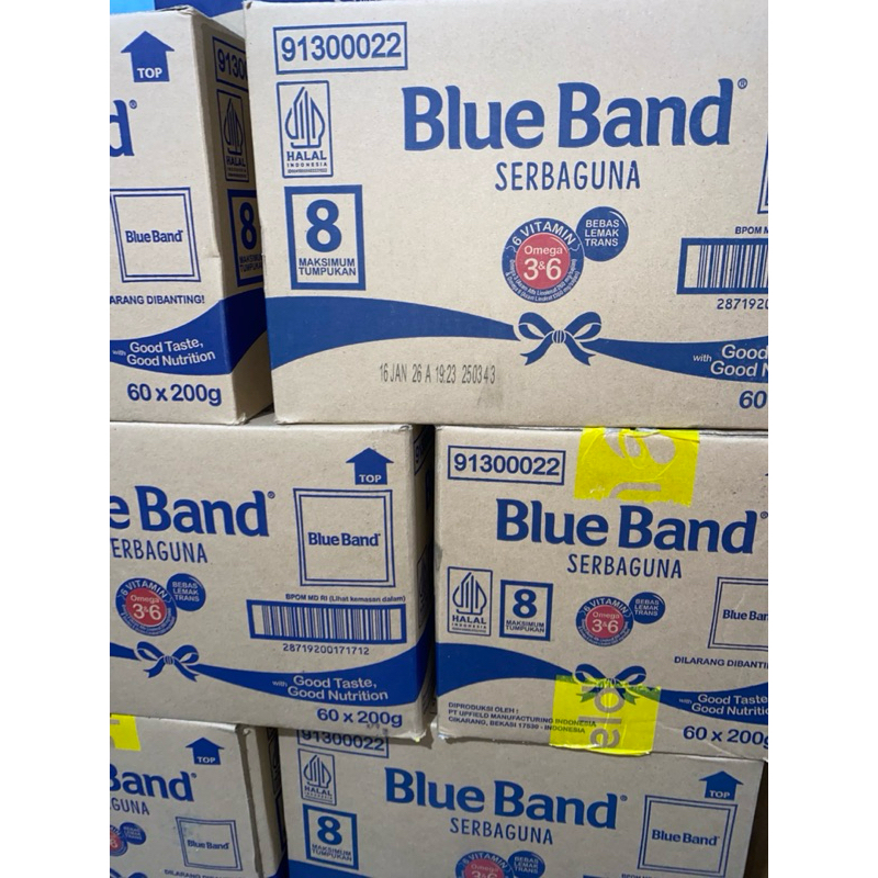 

BLUE BAND SACHET SERBAGUNA 200 gr x 60 pcs | 1 DUS