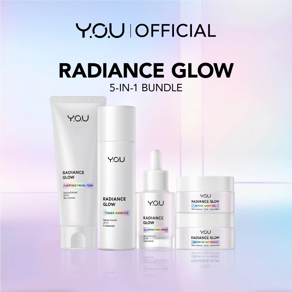 YOU Radiance Glow Complete Set Series || Paket Skincare Radiance Glow