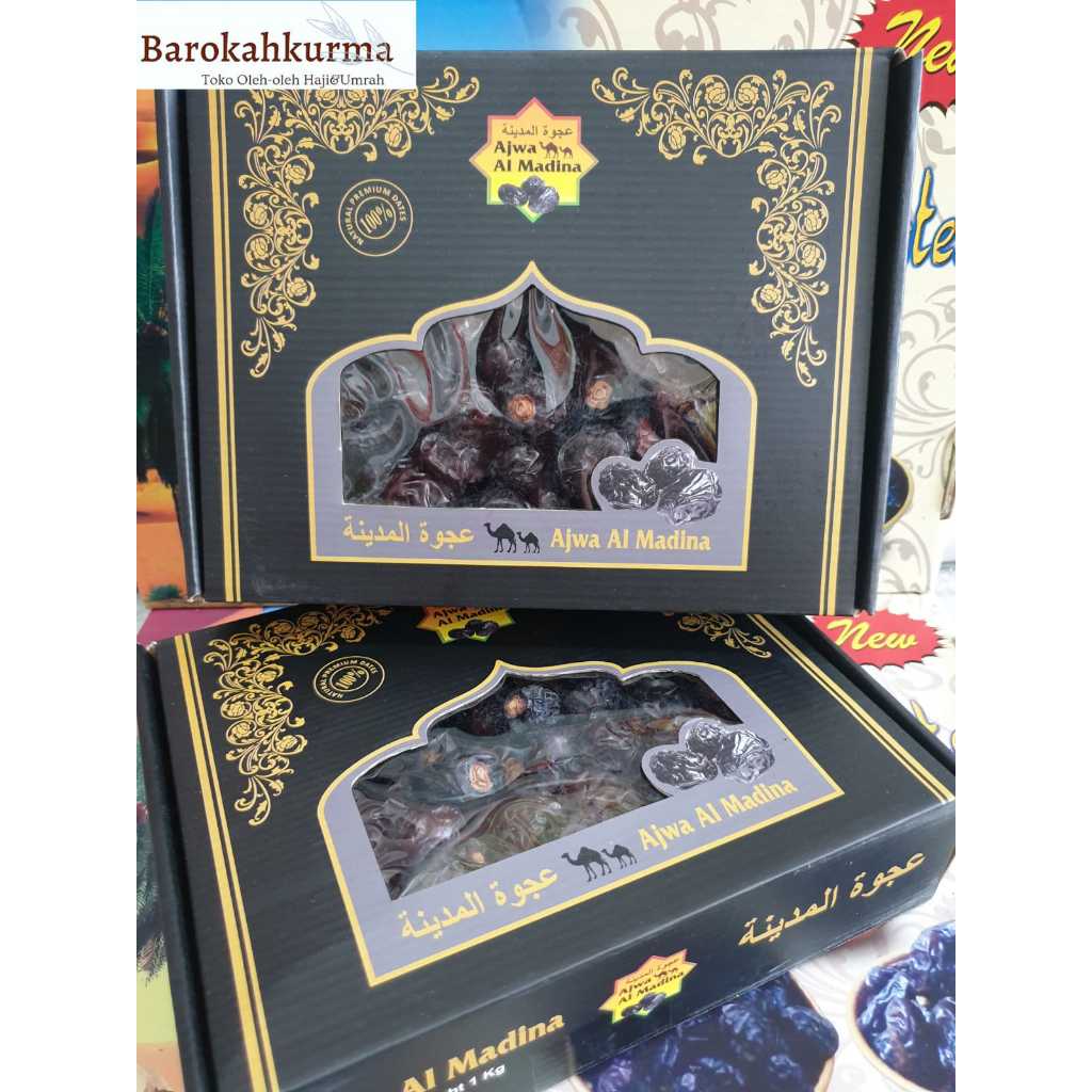 

kurma ajwa al madinah 500gr Original al madinah stok Terbaru