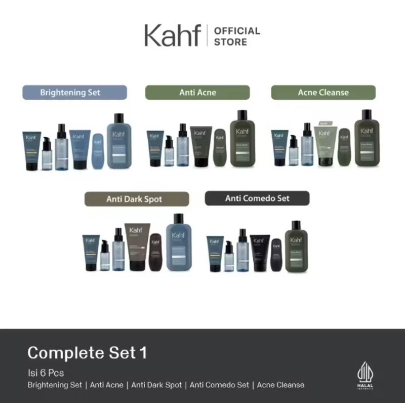 Kahf Complete Set [6in1] Series face wash || Deodorant || body wash || face spray || face serum || s