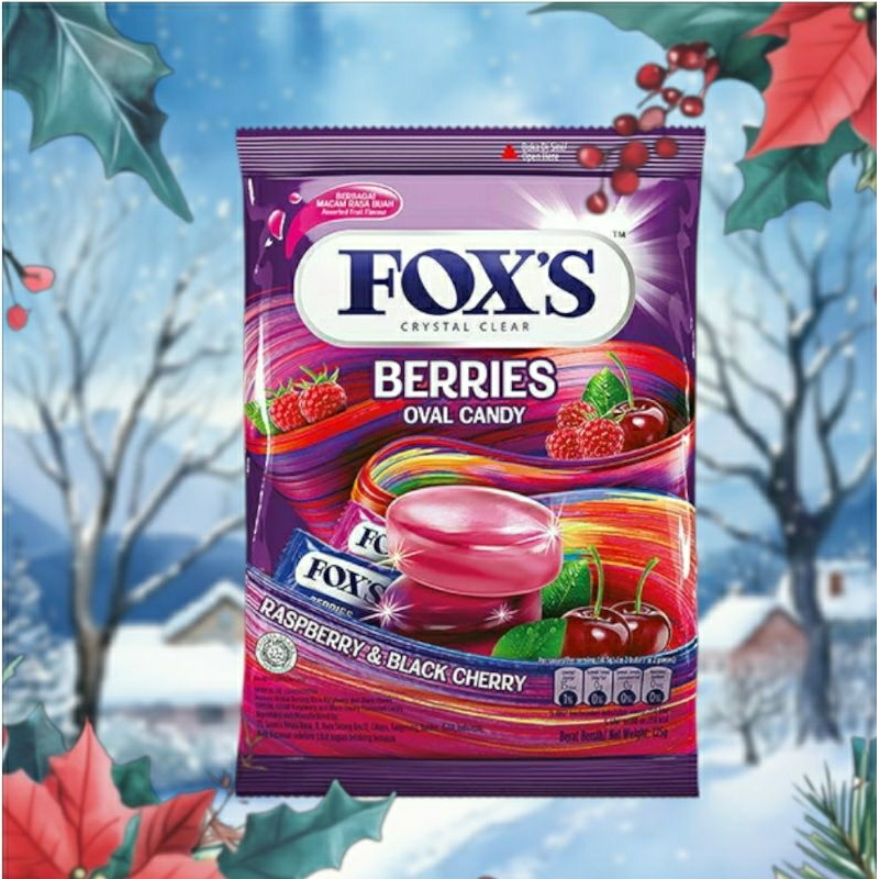 

Permen Fox'S Berries Oval Flowrap 125Gram