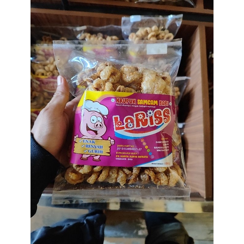 

Kerupuk Babi Samcam Laris 150 Gram