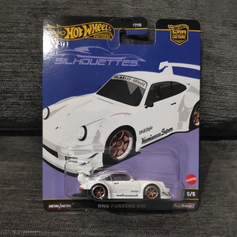 Hotwheels Silhouette Porsche RWB 930 Putih (FREE PROTEKTOR)