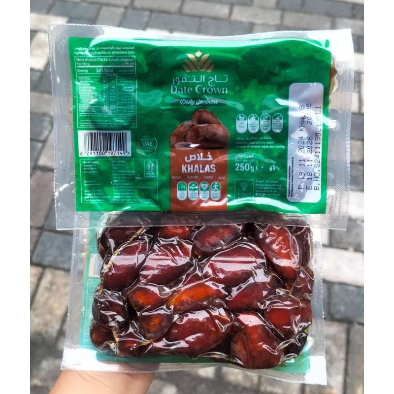 

Kurma Date Crown 250gr