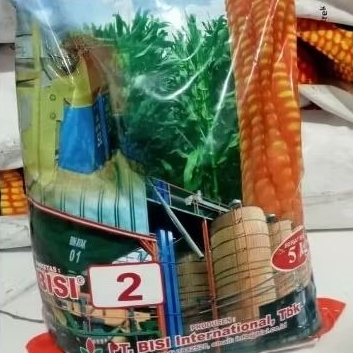 BENIH JAGUNG HIBRIDA BISI 2 BERTONGKOL 2 KEMASAN 5KG ORIGINAL