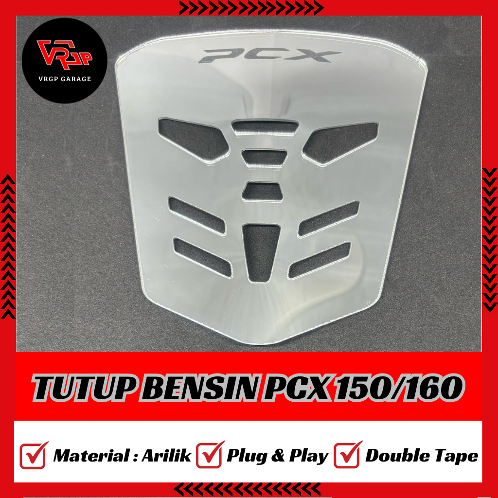 VRGP Garnis Tutup Bensin PCX 160 2021-2025 /Tutup Bensin PCX 160