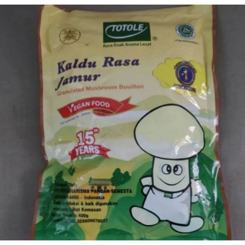 

Totole kaldu jamur 400 gram