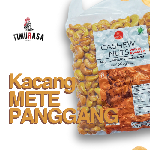 

Timurasa Kacang Mete Panggang Renyah Gurih 500gr