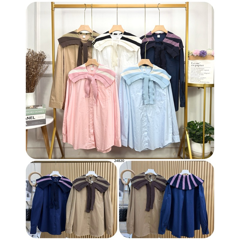 Pgmta Grosir Kemeja import Kode 24820 serian isi 5 pcs