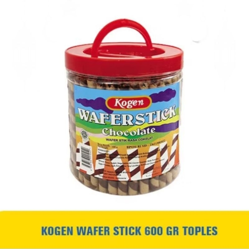 

kogen wafer stick astor coklat toples 600g