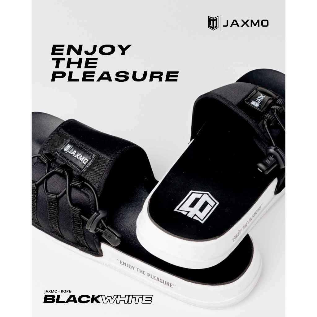 SANDAL SLOP JAXMO ROPE EDGE WHITE