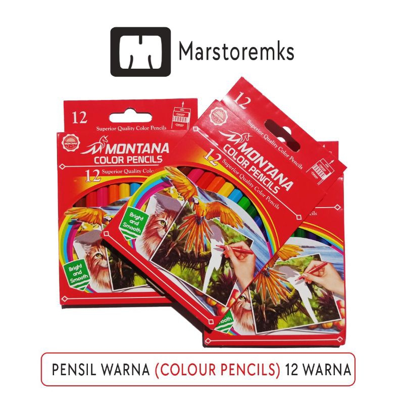 

Pensil Warna Isi 12 (Colour Pencils) Ukuran Kecil Isi 12 Warna