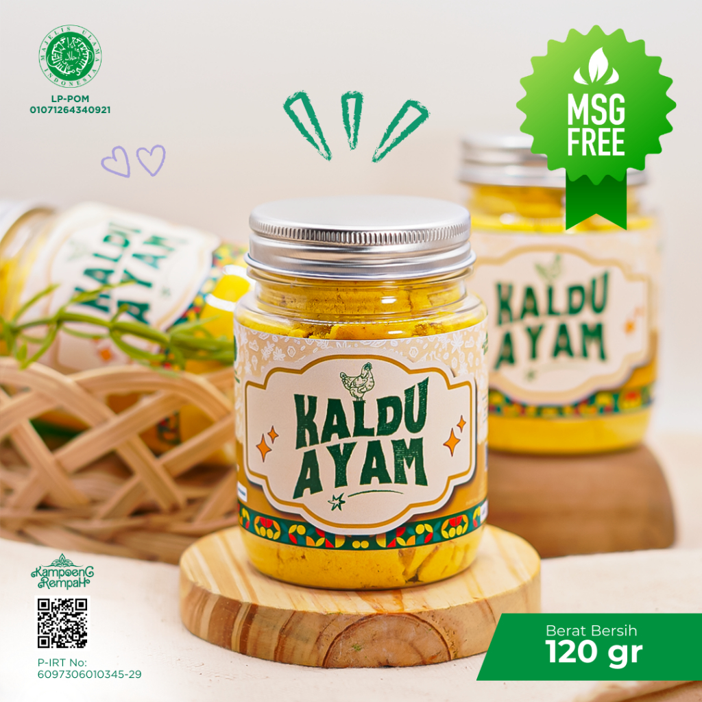 

Kampoeng Rempah | Bumbu Kaldu Ayam NO MSG kemasan 120 gr