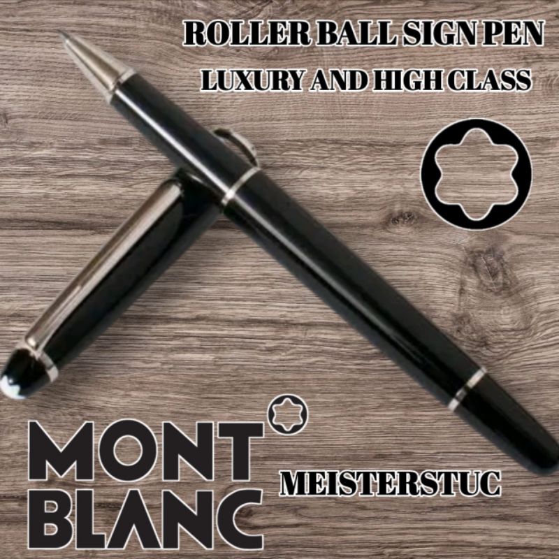 

Pulpen Mewah Roller Ball Sign Pen Monbl@nk Meisterstuc Gratis Grafir Nama Dan Box Exlusive