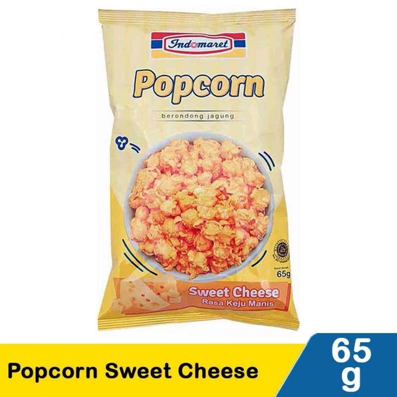 

Indomaret Popcorn Sweet Cheese 65g