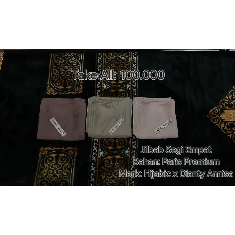 Jilbab Segi Empat Hijabic x Dianty Annisa