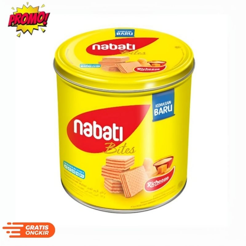 

NABATI WAFER KALENG 320g Rasa Keju