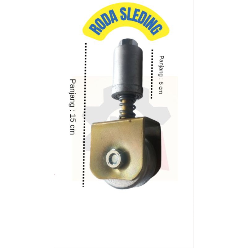 RODA SLEDING PAGAR/RODA SLEDING PAGAR PINTU/AKSESORIS PAGAR PINTU